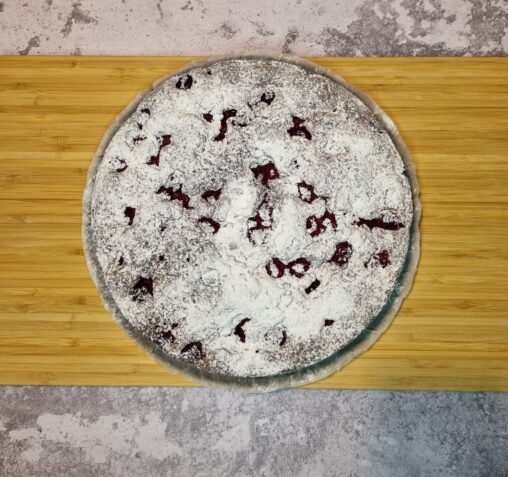 Twarogowiec z malinami